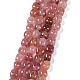 Natural Strawberry Quartz Beads Strands(G-C038-02L)-1