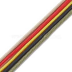 Braided Nylon Thread, Nylon String for Jewelry Beading Making, Mixed Color, 2mm, about 10.94 Yards(10m)/pc(NWIR-XCP0001-10)