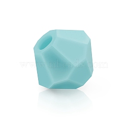 Preciosa&reg Crystal Beads, Czech Crystal, Bicone(451 69 302 Rondelle), 63030 840 Turquoise Matt, 5mm, Hole: 1mm(X-PRC-BA5-63030-840)