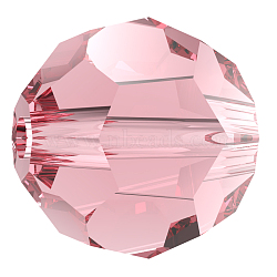 Preciosa&reg Crystal Beads, Czech Crystal, 451 19 602 Round, 70120 Light Rose, 4mm, Hole: 1mm(Y-PRC-BB4-70120)