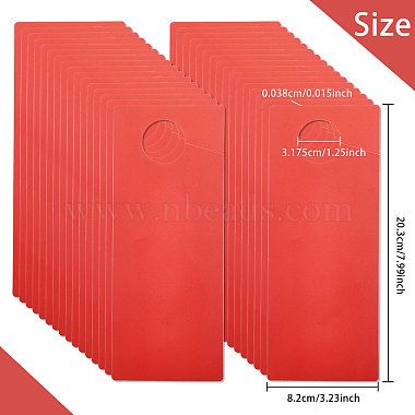 étiquettes de poignée de porte vierges en PVC givré(DIY-WH0032-38)-2