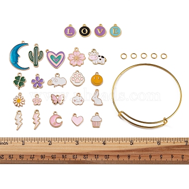 Kit de fabrication de bracelets à breloques mignons bricolage(DIY-FS0003-60)-6