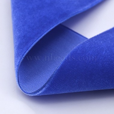 Polyester Velvet Ribbon for Gift Packing and Festival Decoration(SRIB-M001-38mm-352)-2
