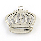 Crown Alloy Pendants(TIBEP-R336-181AS-LF)-2
