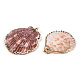 Electroplate Multicolor Sea Shell Pendants(X-SSHEL-S262-31)-4