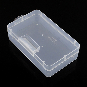 Rectangle Plastic Bead Storage Containers, Clear, 16x9x4cm