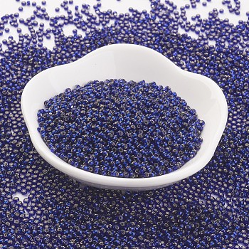 TOHO Japanese Seed Beads, Round, (28D) Dark Cobalt, 11/0, 2x1.5mm, Hole: 0.5mm, about 42000pcs/pound