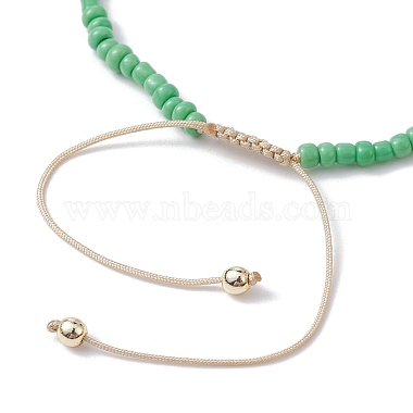 5Pcs 5 Colors Natural Shell Heart & Seed Braided Bead Bracelets Set(BJEW-JB10039-03)-5