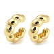 Ring Shape Brass Cuff Earrings(EJEW-Q785-18G)-1