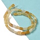 Natural Topaz Jade Beads Strands(G-G085-A12-01)-2