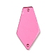 cravate pentagone acrylique coudre sur strass miroir(MACR-G065-07A-02)-1