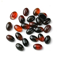 Natural Agate Cabochons, Dyed, Oval, 6x4x2~2.5mm(G-A094-01A-01)