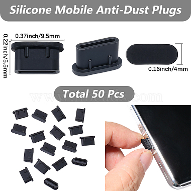 Silicone Mobile Anti-Dust Plugs(AJEW-SC0031-83B)-2