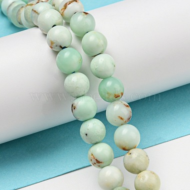 Natural Green Opal Beads Strands(G-R494-A08-02)-4