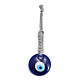 Flat Round with Evil Eye Resin Pendant Decorations(EVIL-PW0002-12E-02)-1