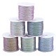 6 Rolls 6 Colors Polyester Braided Cord(WCOR-CY0001-02A)-1