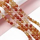 Natural Red Agate Beads Strands(G-C011-01C)-2