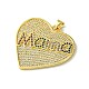 Pendentif en laiton plaqué or véritable 18k pour la fête des mères(KK-H472-05G-01)-2