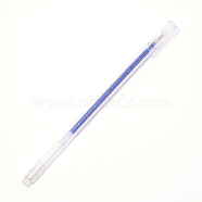 Plastic Glisten Gel Pen, Office & School Supplies, Blue, 163x11x7.8mm(AJEW-WH0155-64C)