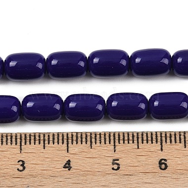 perles verre opaque brins(X-GLAA-Z015-02D)-4