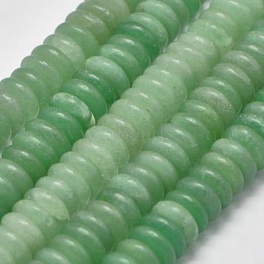 6mm Disc Green Aventurine Beads