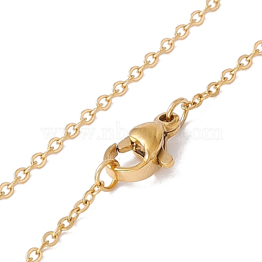 Placage ionique (ip) 304 collier pendentif en acier inoxydable pour hommes femmes(STAS-H169-01A)-4