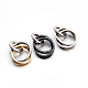 304 Stainless Steel Interlocking Ring Pendants(STAS-E090-90)-1