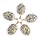 Natural Dalmatian Jasper Pendants(G-S344-12B)-1