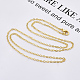 Brass Cable Chains Necklaces(X-MAK-N029-01G)-5
