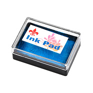 Ink Pad, for Wax Sealing, Scrapbooking, Dodger Blue, 57x40x19.8mm(DIY-R077-03)