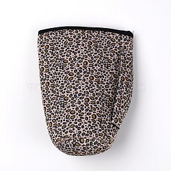 Neoprene Cup Sleeve, Leopard Print Pattern, 193x150x95x4mm(MP-TAC0001-02B)