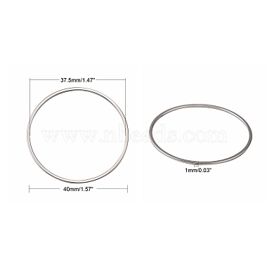 304 Stainless Steel Linking Ring(X-STAS-T047-15C)-2
