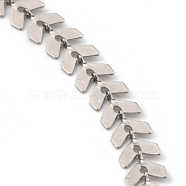 304 Stainless Steel Cobs Chain Necklaces(NJEW-JN02982-01)-2