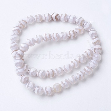Natural Grade A Agate Beads Strands(G-G752-10mm)-3