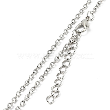 Alloy Resin Pendant Necklaces(NJEW-B0003-01P)-3