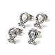 Fish 304 Stainless Steel Stud Earrings(EJEW-A081-17P)-1