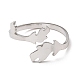 304 Stainless Steel Open Cuff Rings(RJEW-Q808-02B-P)-2