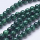 Chapelets de perles en malachite synthétique(G-D855-02-8mm)-1