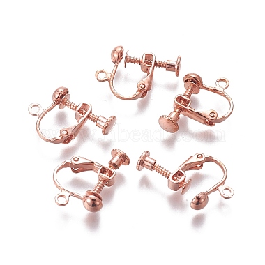 Rose Gold Brass Earring Components