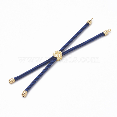 Nylon Twisted Cord Armband machen(MAK-T003-02G)-2
