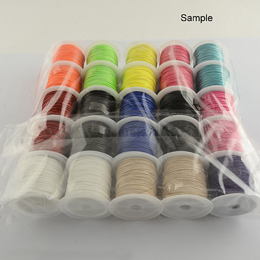 Korean Waxed Polyester Cords(YC-R004-1.0mm-07)-3