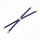 Nylon Twisted Cord Bracelet Making(MAK-T003-02G)-2