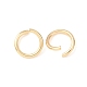 Messing Open Ringe springen(KK-G604-08G-04)-2
