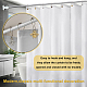 AHADEMAKER DIY Bathroom Bees Shower Curtain Rings Kit(DIY-GA0003-88)-7