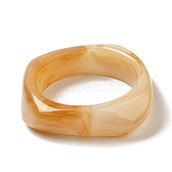 Imitation Marble Acrylic Bangle for Women, Peru, Inner Diameter: 2-3/8 inch(6.1cm)(BJEW-A141-02)