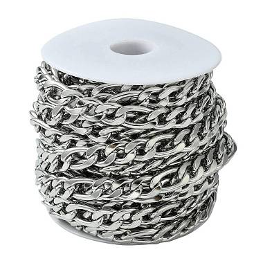 Stainless Steel Figaro Chains(STAS-M032-45P-3mm)-3