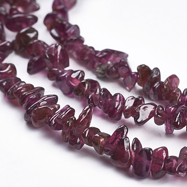 Natural Garnet Beads Strands(X-G-K204-01)-3