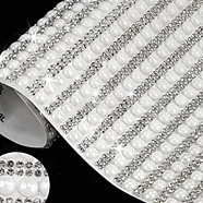 Iron On Rhinestone Glue Sheets, For Trimming Cloth, Shoes and Bags, White, 238x197x2mm(MRMJ-WH0074-06)