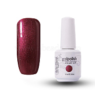 15ml Special Nail Gel, for Nail Art Stamping Print, Varnish Manicure Starter Kit, Dark Red, Bottle: 34x80mm(MRMJ-P006-D108)