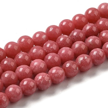 Natural Thulite Beads Strands,  Round, 6mm, Hole: 0.6mm, about 71pcs/strand, 15.55''~15.75''(39.5~40cm)